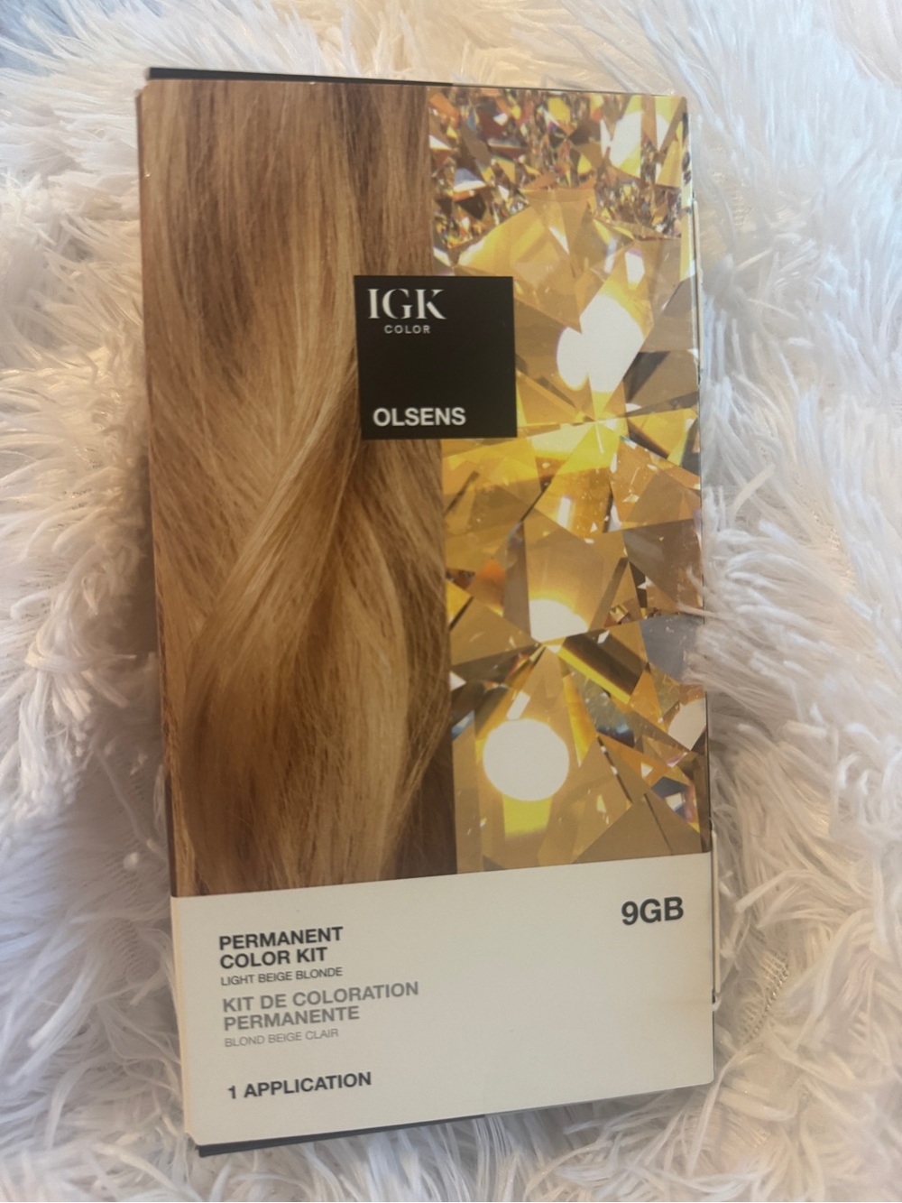 IGK Olsens 9GB Permanent Light Beige Blonde Hair Color